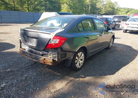 2012 Honda Civic Lx from USA, damaged, VIN 19XFB2F51CE384868